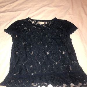 Navy blue hollister top